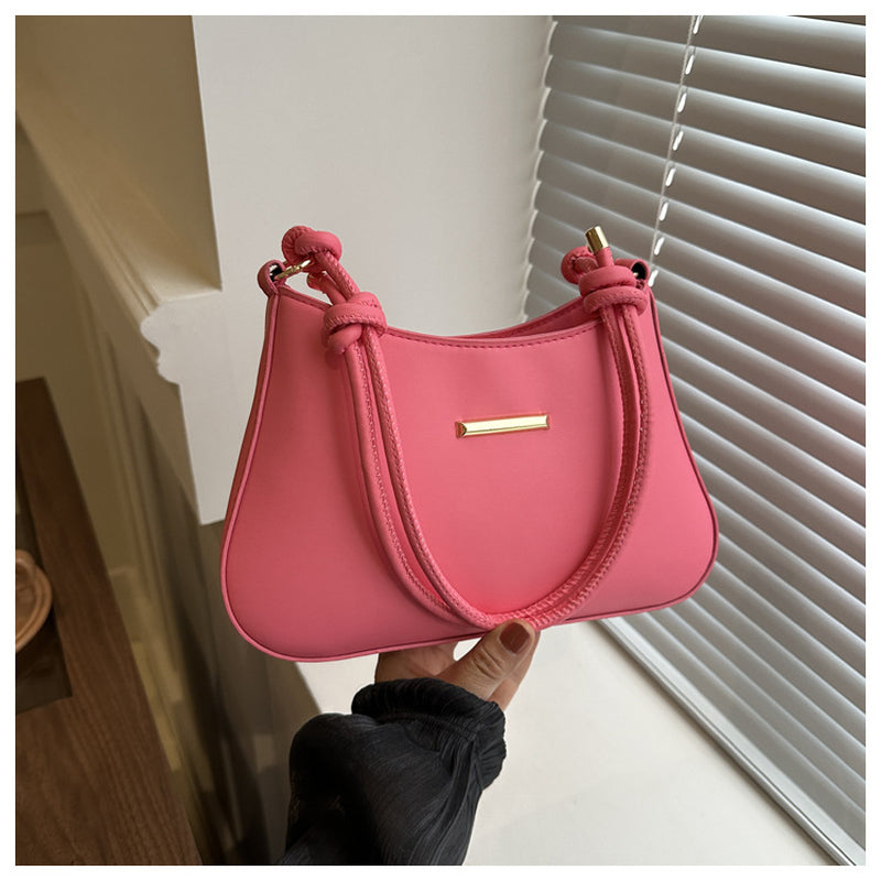 Women'S High-End Hand-Held Armpit Small Square Bag