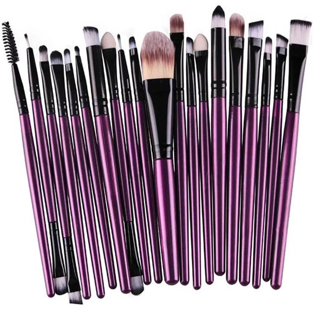 Makeup Brushes, 20 PCS Makeup Brush Set Tools Make-Up Toiletry Kit Wool Makeup Brush Set