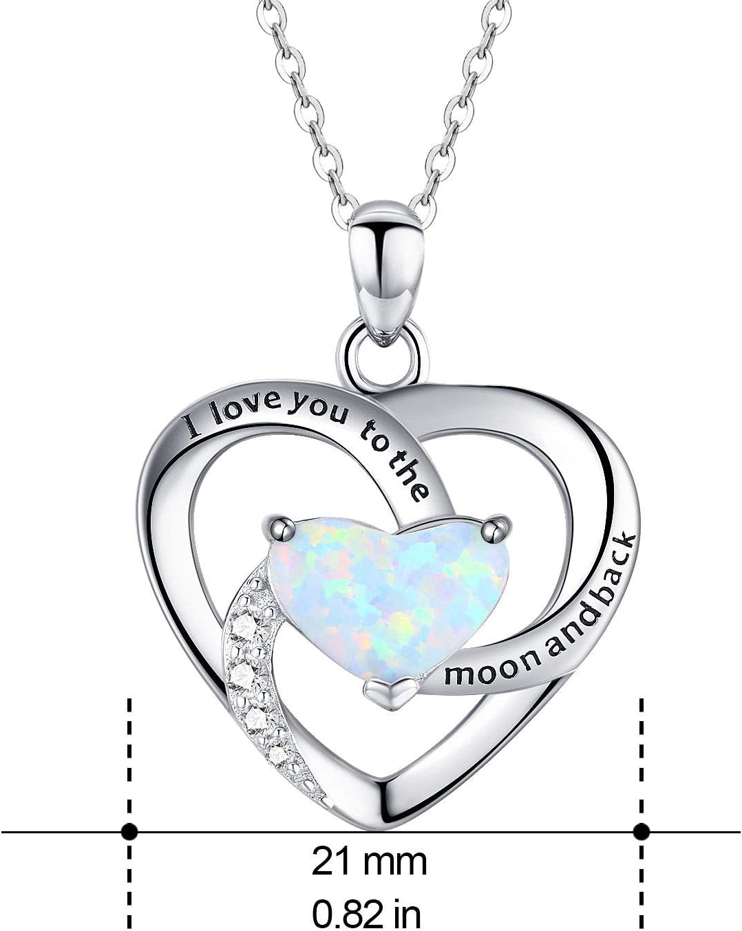 Sun Star Moon Necklace 925 Sterling Silver I Love You to the Moon and Back Necklace Jewelry for Women