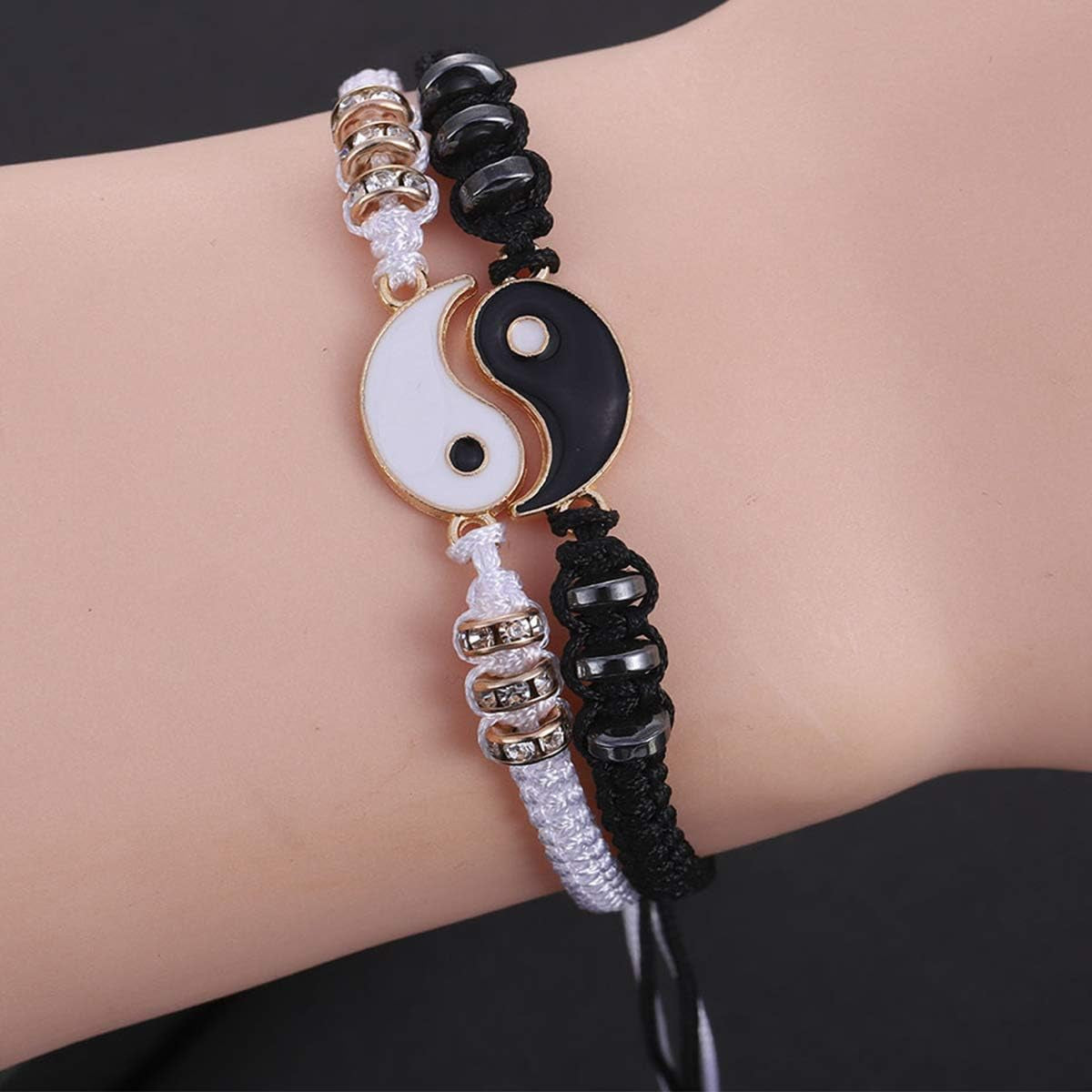 Best Friend Bracelets for 2 Matching Bracelets, Bff Bracelets for 2 Yin Yang Friendship Bracelets for Men Women