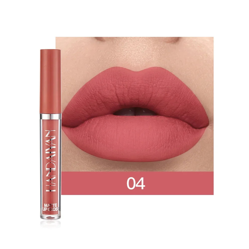 6 Pack Liquid Lipstick Set Make-up Waterproof Long lasting Cosmetics Matte Lipstick Lip Gloss Kit