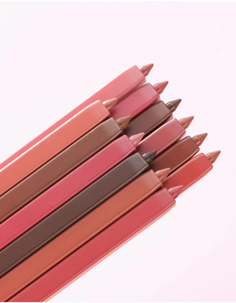 High Quality Velvet Matte Lipstick Pen Waterproof Non-sticky Lip Liner Make up Hooked Natural Outline Lipliner Lip Contour Pencil