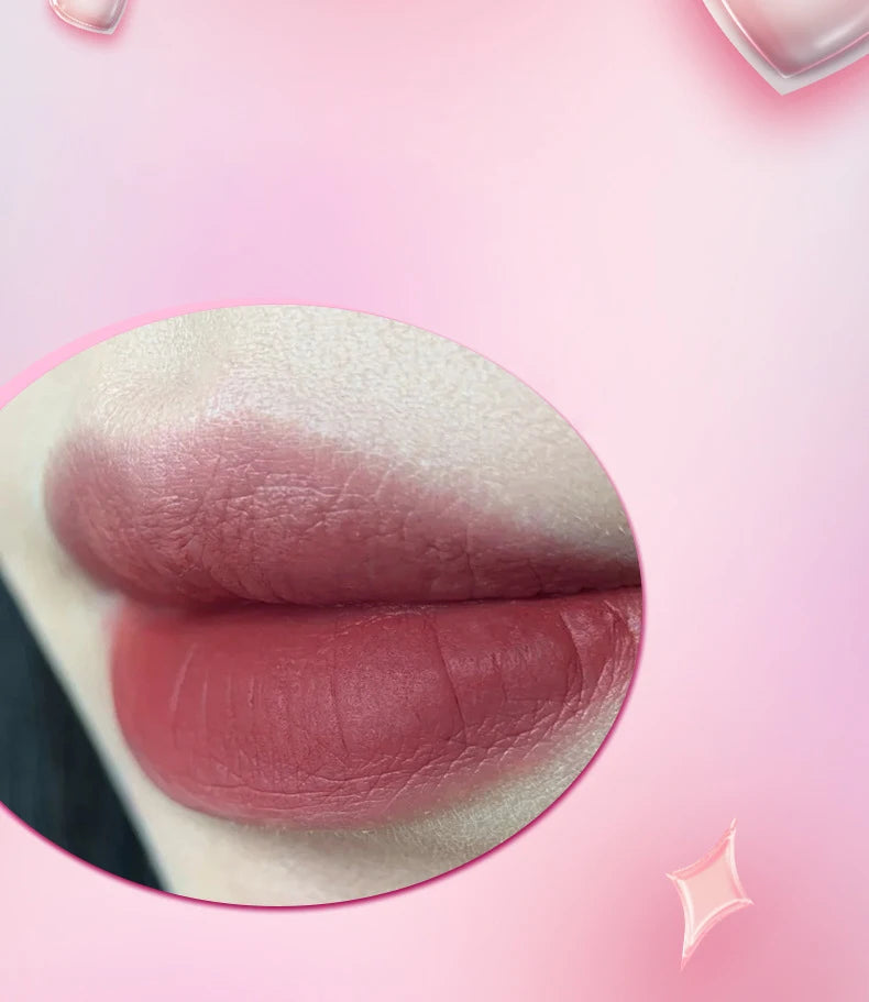 Velvet Matte Lipstick Moisturizing Waterproof Lasting Nude Peach Lip Tint Non-stick Cup Lip Gloss Red Lipstick Cosmetics Make Up