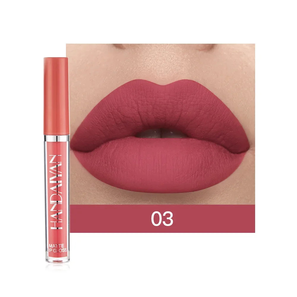 6 Pack Liquid Lipstick Set Make-up Waterproof Long lasting Cosmetics Matte Lipstick Lip Gloss Kit