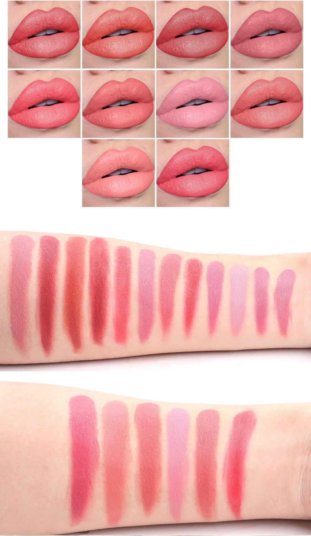 18 Colors Matte Lipstick Palette lip gloss Korean cosmetics lipsticks set makeup for women cheap make up Beauty