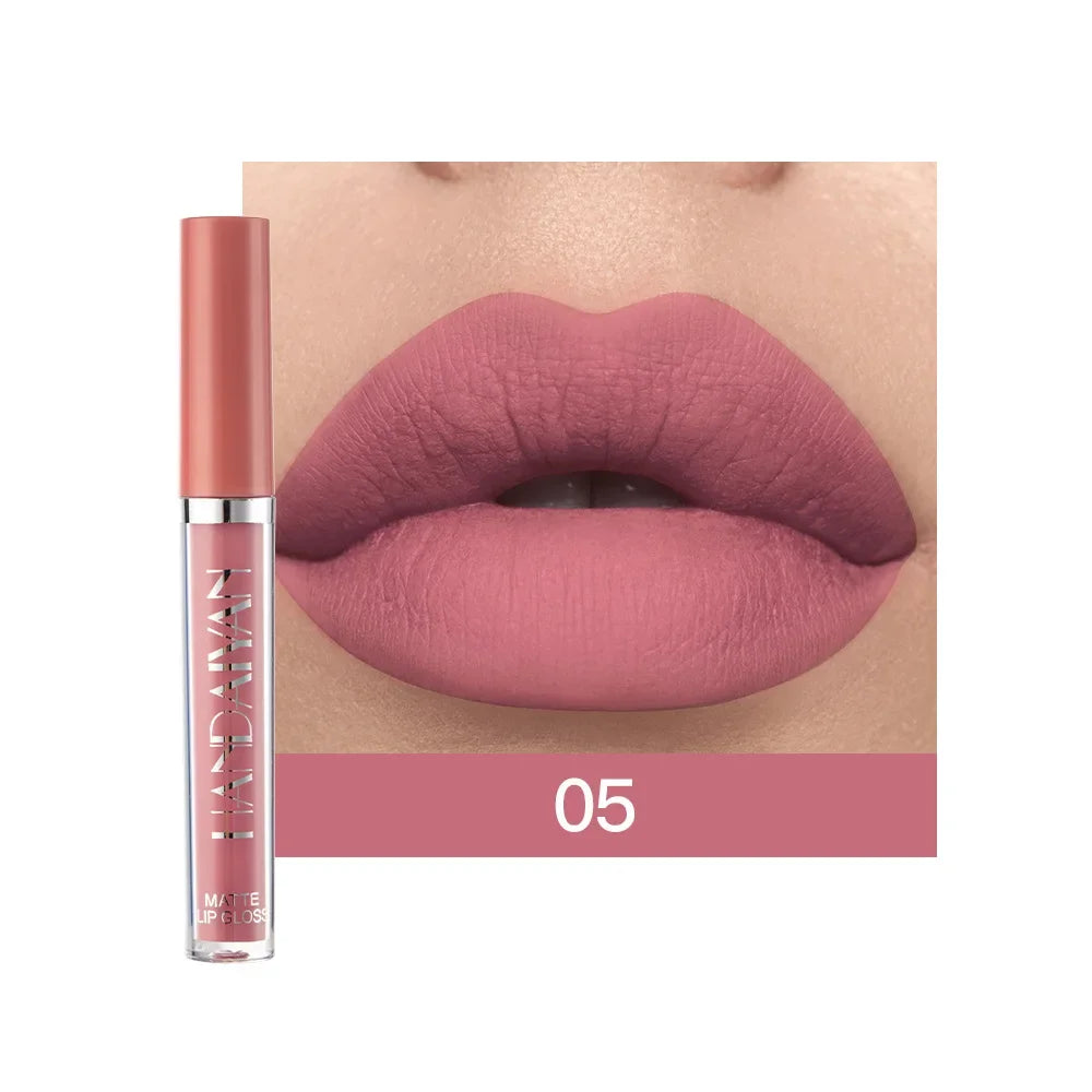 6 Pack Liquid Lipstick Set Make-up Waterproof Long lasting Cosmetics Matte Lipstick Lip Gloss Kit