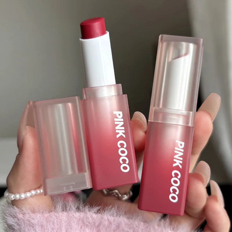 Velvet Matte Lipstick Moisturizing Waterproof Lasting Nude Peach Lip Tint Non-stick Cup Lip Gloss Red Lipstick Cosmetics Make Up