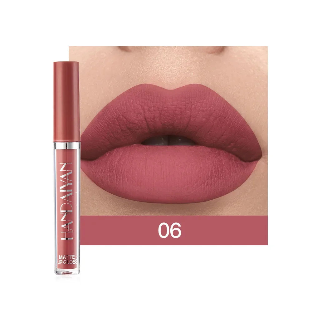 6 Pack Liquid Lipstick Set Make-up Waterproof Long lasting Cosmetics Matte Lipstick Lip Gloss Kit