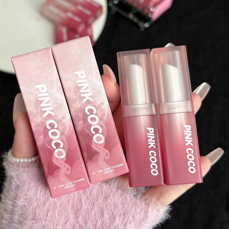 Velvet Matte Lipstick Moisturizing Waterproof Lasting Nude Peach Lip Tint Non-stick Cup Lip Gloss Red Lipstick Cosmetics Make Up