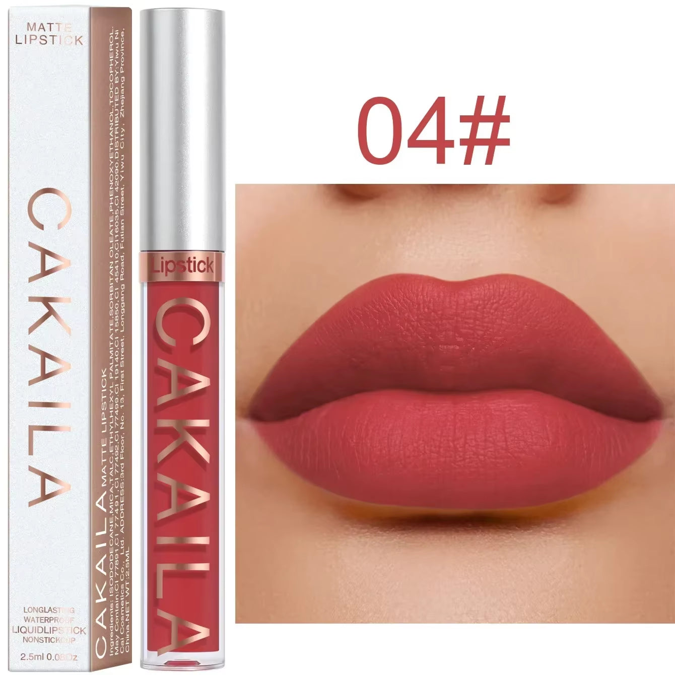 18 Color Lipstick Matte Waterproof Long-Lasting Lipgloss Velvet Matte Lipstick Lip Gloss Liquid Lip Silky Texture Lips Cosmetics