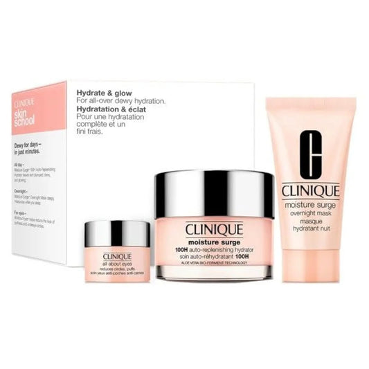 Hydrate + Glow Skincare Set, 3 Pieces