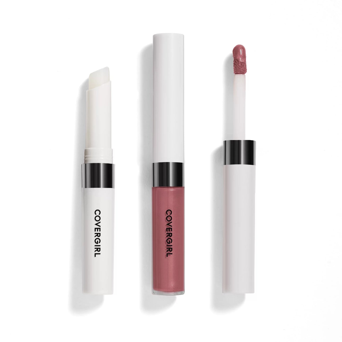 Outlast All-Day Lip Color Liquid Lipstick and Moisturizing Topcoat, Longwear, WINE to FIVE